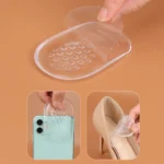 ⁦نعال داخلية من جل السيليكون للكعب - لتخفيف آلام باطن القدم وآلام الكعب، وسادات نسائية، ودعم امتصاص الصدمات (زوج واحد)⁩ - الصورة ⁦3⁩