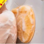 ⁦فرشاة غسل القدمين مانعة للانزلاق، فرشاة تدليك الظهر، أدوات الحمام، وسادة تدليك القدمين، حصيرة تدليك الدش، وسادة تقشير الحمام، إسفنجة الحمام⁩ - الصورة ⁦4⁩